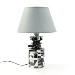 Kolekcjonerska lampa stołowa „Kubistyczna Mozaika”