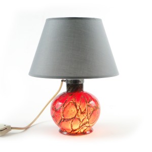 Lampa stołowa ze szkła WMF Ikora lata 30. 