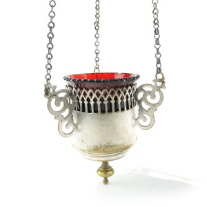 Warszawska Lampa Wieczna / Oliwna z Wytwórni Schiffer's