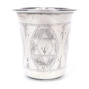 Puchar kiduszowy, judaica, 1892-1922